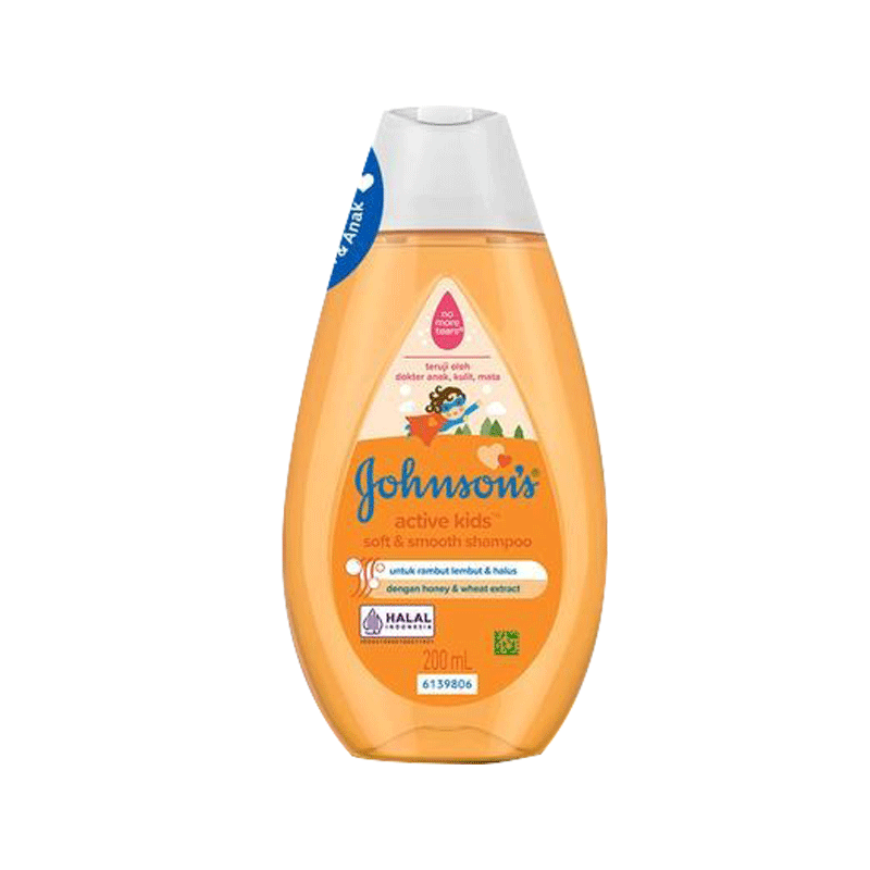 JOHNSONS ACTIVE KIDS SOFT & SMOOTH SHAMPOO 200ML