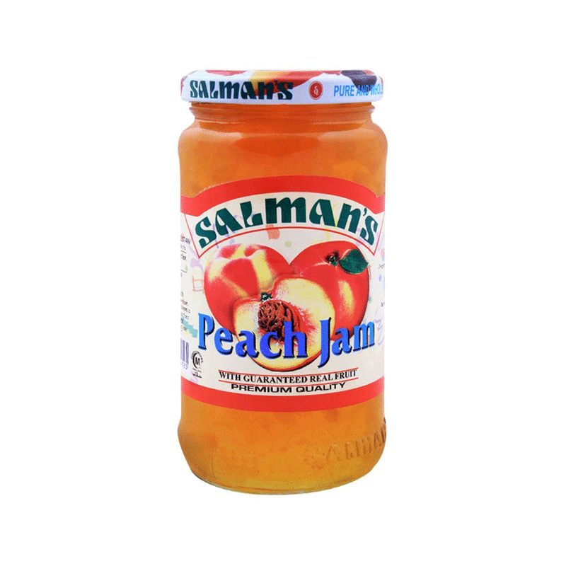 SALMANS PEACH JAM 450GM