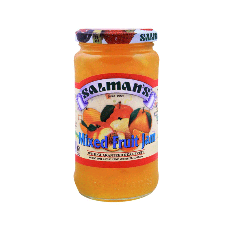 SALMANS MIXED FRUIT JAM 450GM