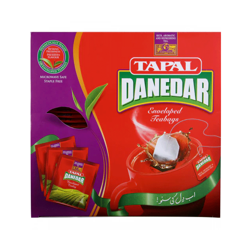 TAPAL TEA BAGS DANEDAR ENVELOPED 100S