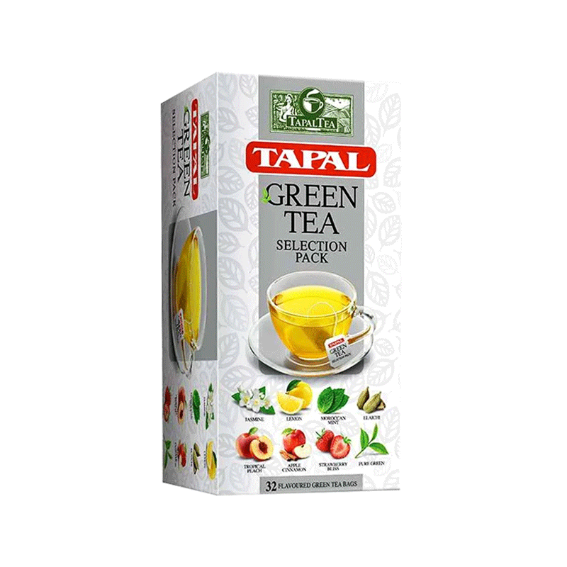 TAPAL GREEN TEA BAGS SELECTION 32S