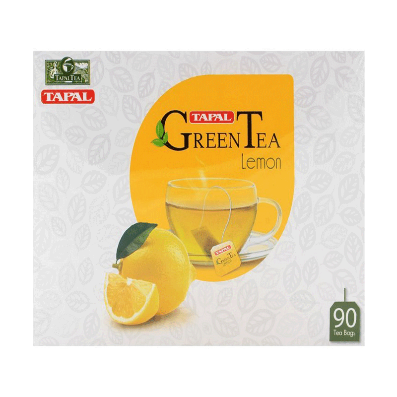 TAPAL GREEN TEA BAGS LEMON 90S