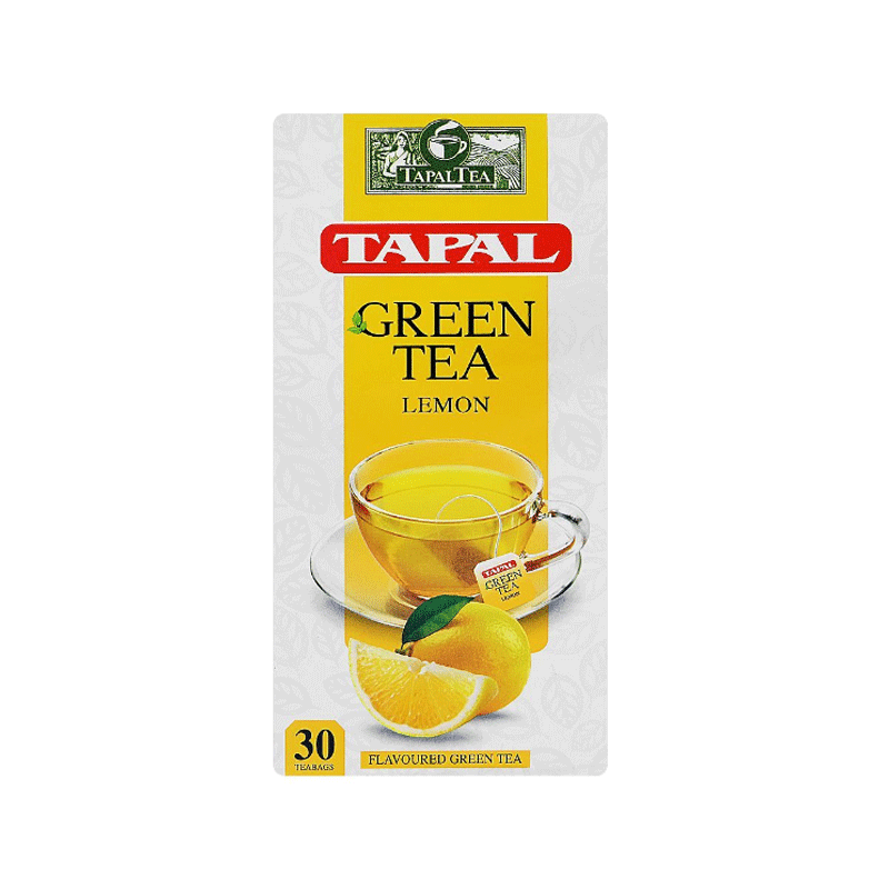 TAPAL GREEN TEA BAGS LEMON 30S
