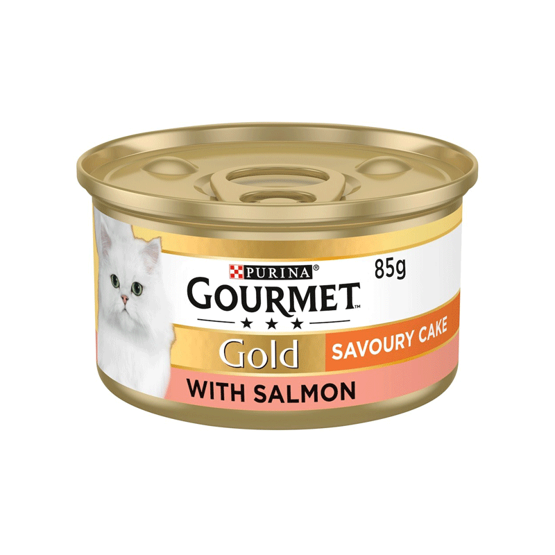 GOURMET CAT FOOD GOLD SALMON 85GM