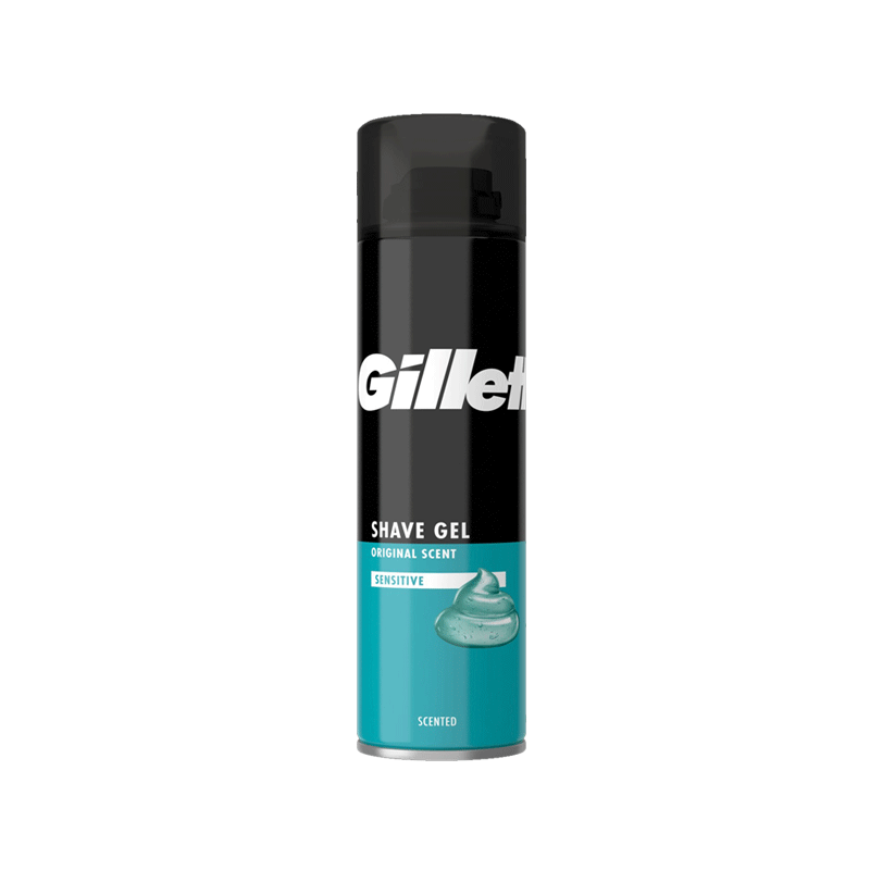 GILLETTE SHAVE GEL SENSITIVE SCENT 200ML GERMANY