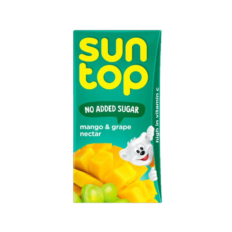 SUN TOP MANGO&GRAPE  DRINK 125ML
