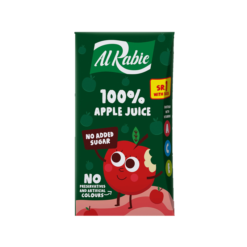 AL RABIE APPLE JUICE 125ML