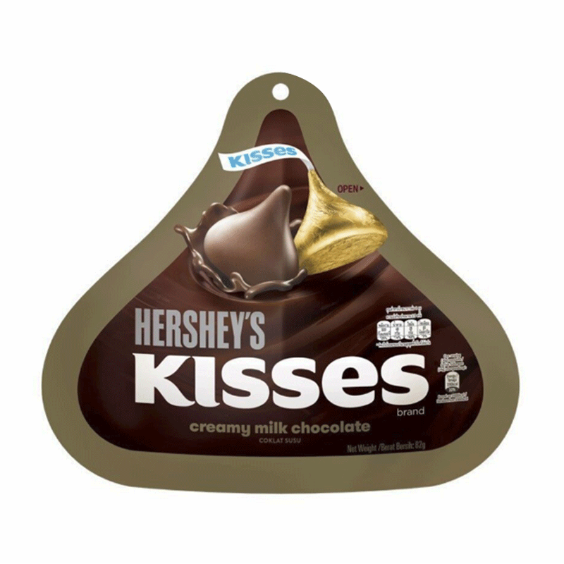 HERSHEYS KISSES CREAMY MILK CHOCOLATE 82GM