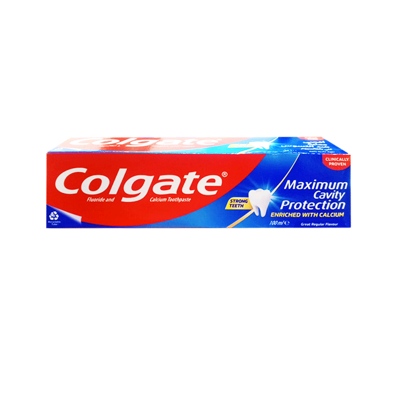 COLGATE TOOTHPASTE MAXIMUM CAVITY PROTECTION 100ML SAUDIA