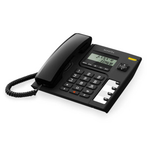 ALCATEL T76 CE BLACK Corded Landline Phone with Caller ID & Speaker