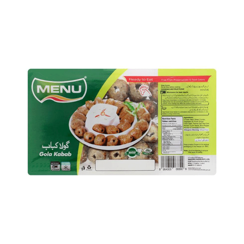 MENU GOLA KABAB 360GM