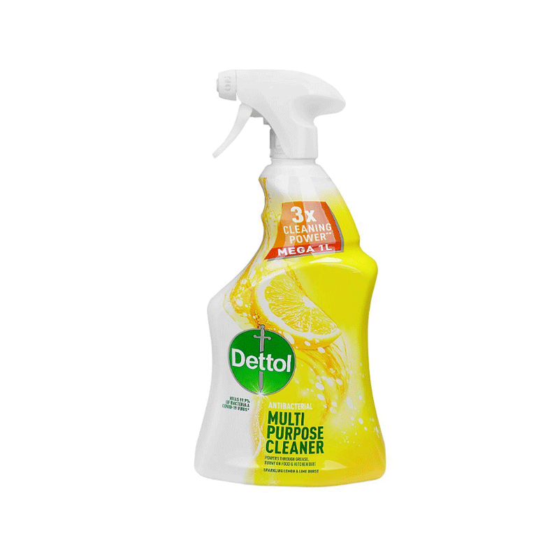 DETTOL TRIGGER SURFACE CLEANSER LEMON & LIME BURST 1LTR