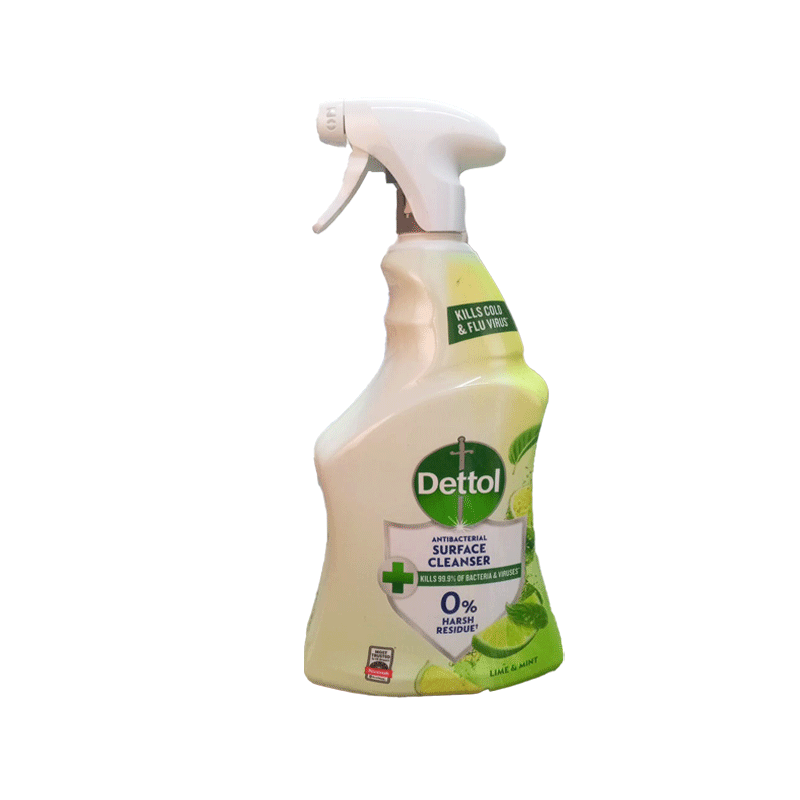DETTOL TRIGGER SURFACE CLEANSER LIME & MINT 1LTR