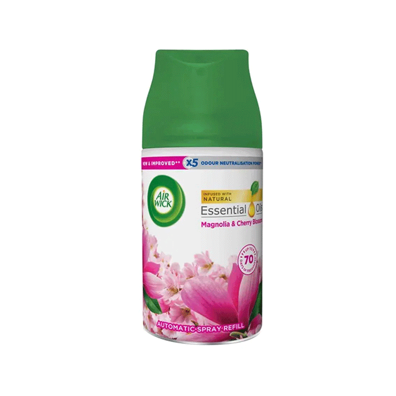 AIR WICK AIR FRESHNER REFILL MAGNOLIA & CHERRY BLOSSOM 250ML
