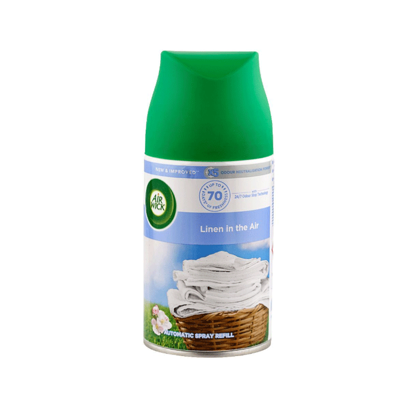 AIR WICK AIR FRESHNER REFILL LINEN IN THE AIR 250ML