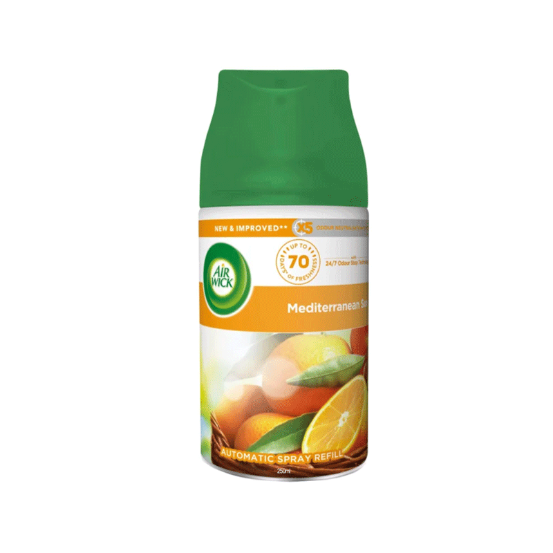 AIR WICK AIR FRESHNER REFILL MEDITERRANEAN SUN 250ML