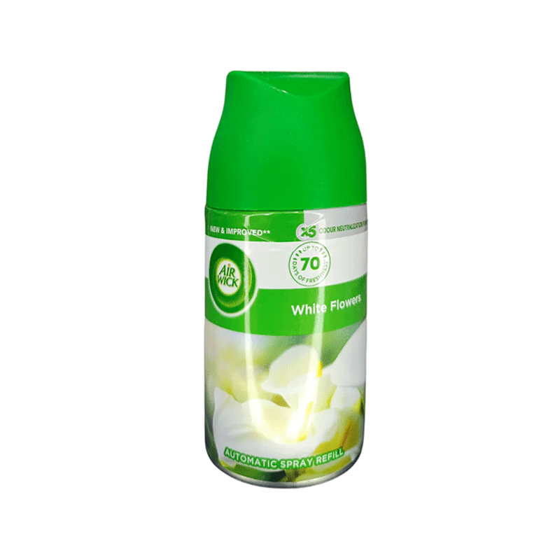 AIRWICK AIR FRESHNER REFILL WHITE FLOWERS 250ML