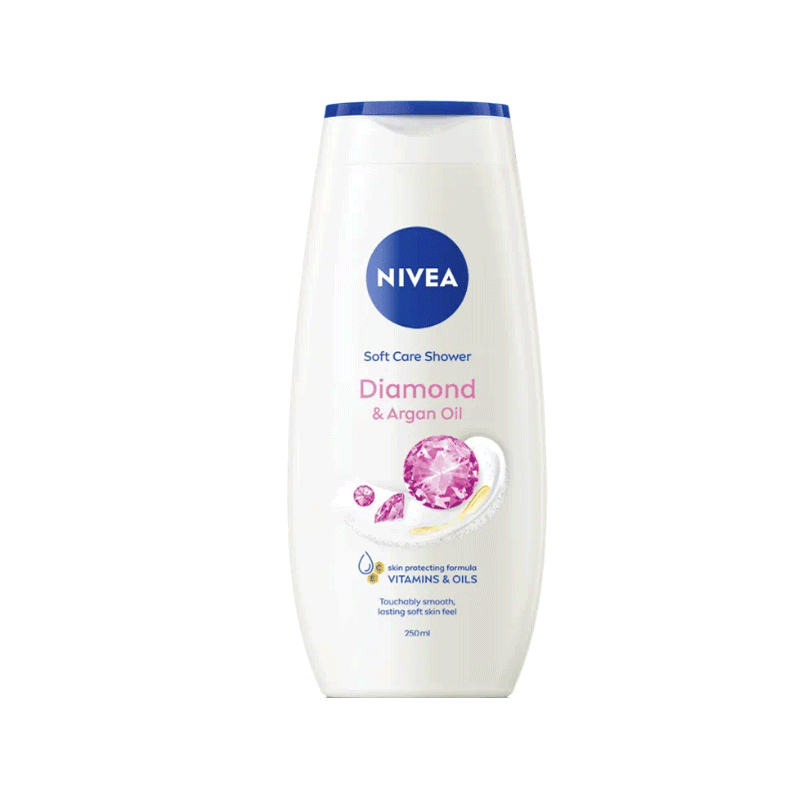 NIVEA SHOWER CREAM DIAMOND & ARGAN OIL 250ML