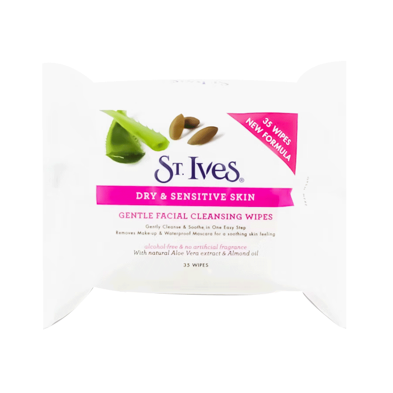 STIVES FACE CARE WIPES DRY&SENSITIVE 35`S