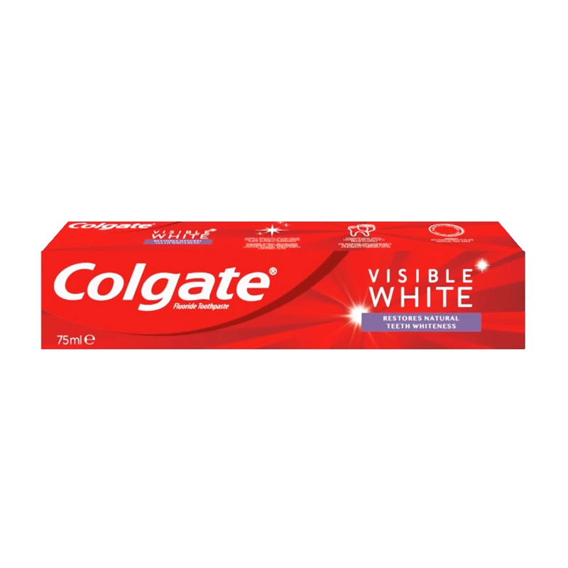 COLGATE VISIBLE WHITE TOOTHPASTE 75ML CHINA