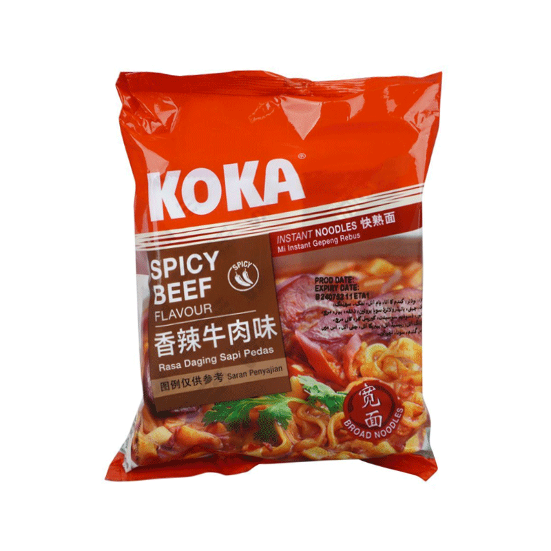 KOKA SPICY BEEF NOODLES 85GM