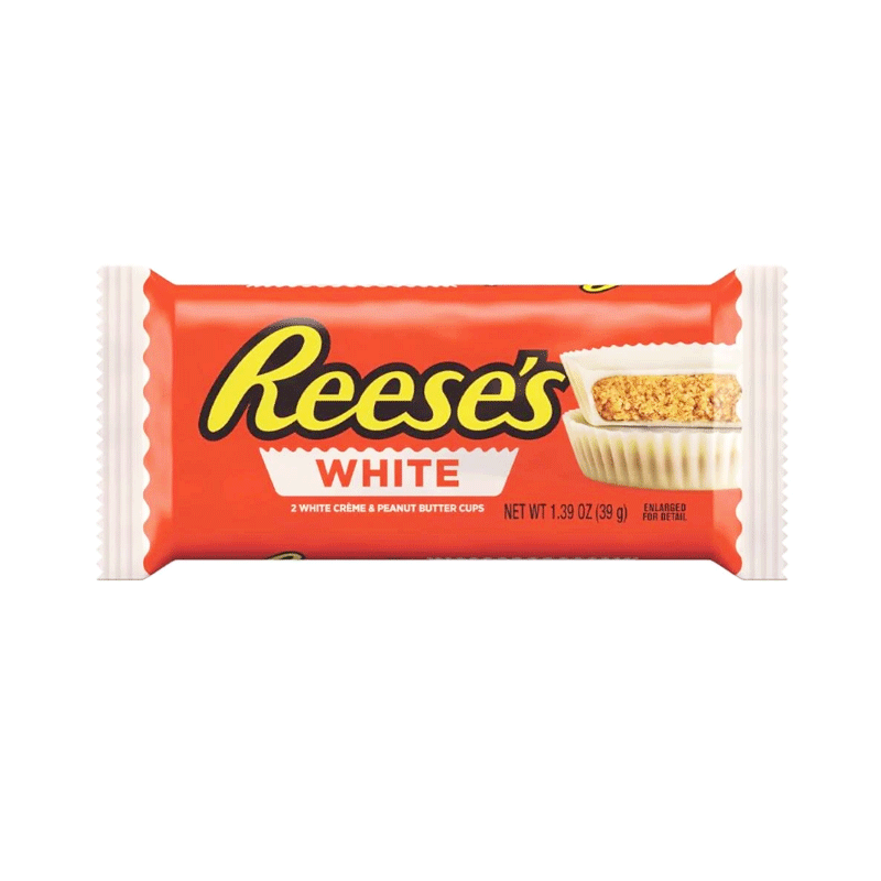 REESES STICKS PEANUT BUTTER WHITE 39GM