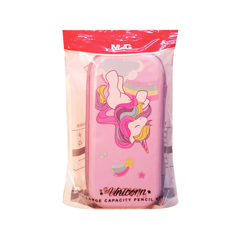 M.G UNICORN PENCIL BAG PURPLE APB932KB