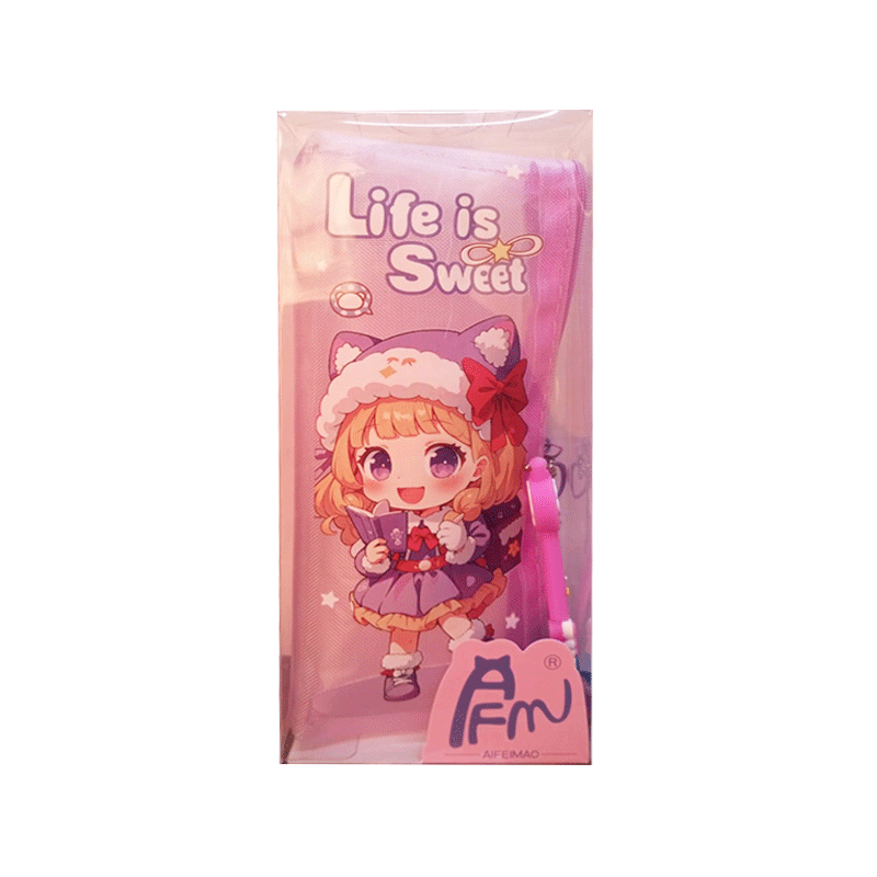 M.G JOJI PENCIL POUCH PURPLE 91104