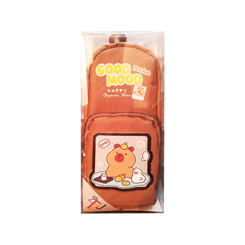 M.G JOJI PENCIL POUCH PANDA BROWN 1637P