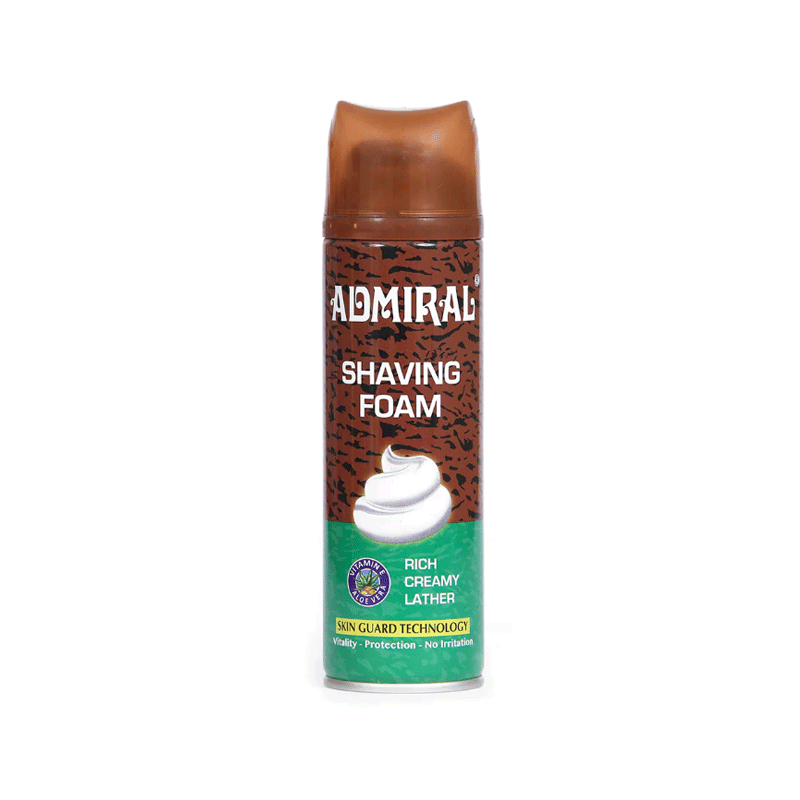 ADMIRAL SHAVING FOAM ORIGINAL RICH CREAMY LEATHER 230GM
