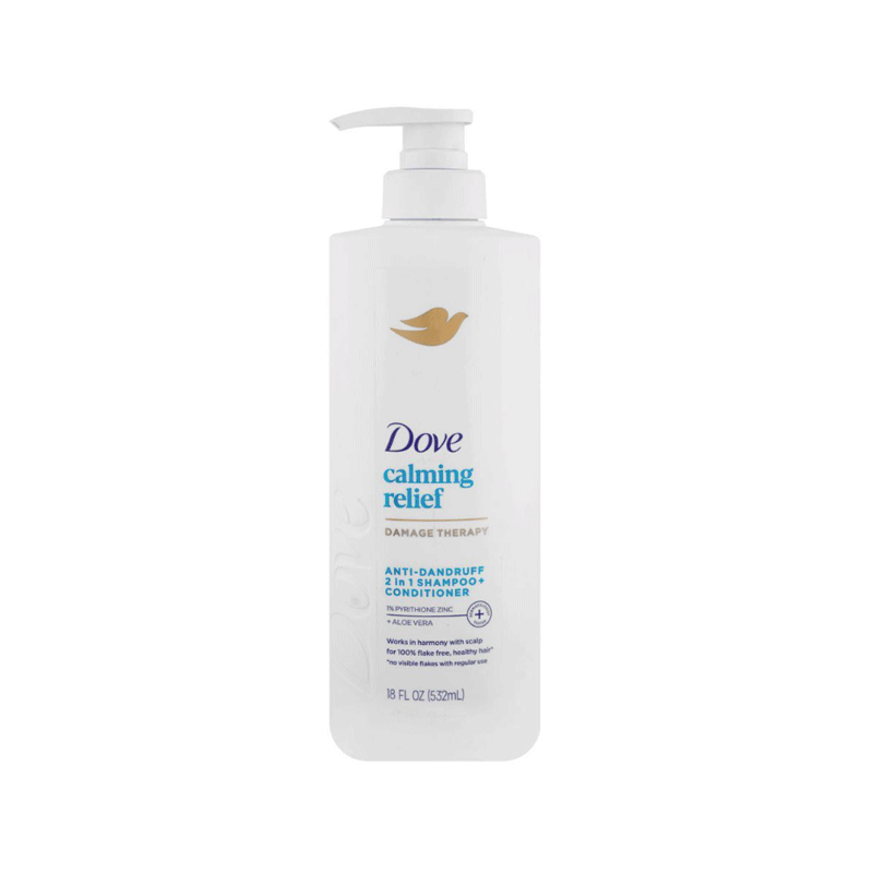 DOVE CALMING RELIEF 2IN1 SHAMPOO & CONDITIONER 532ML