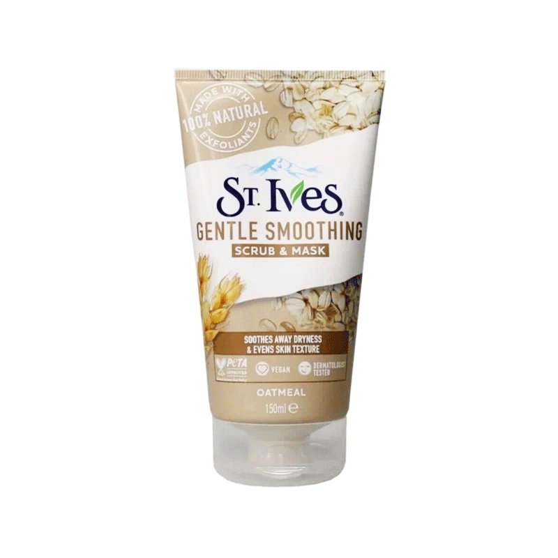 STIVES GENTLE SMOOTING OATMEAL SCRUB&MASK 150ML