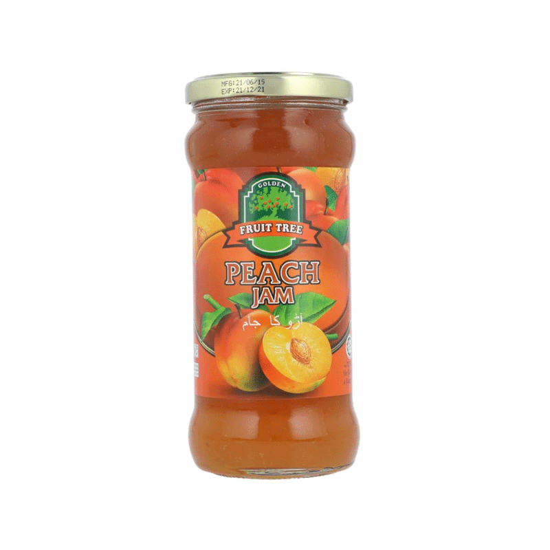 FRUIT TREE JAM PEACH 440GM