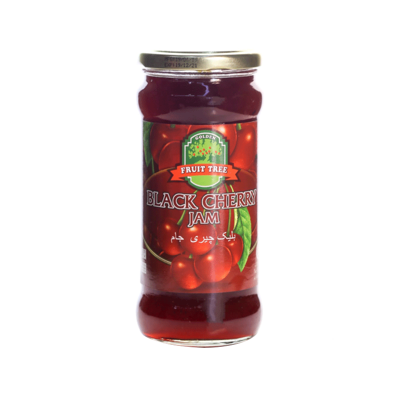 FRUIT TREE JAM BLACK CHERRY 440GM