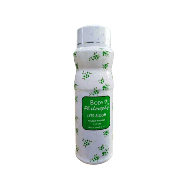 BODY PHILOSOPHY TALCUM POWDER LETS BLOOM 250GM