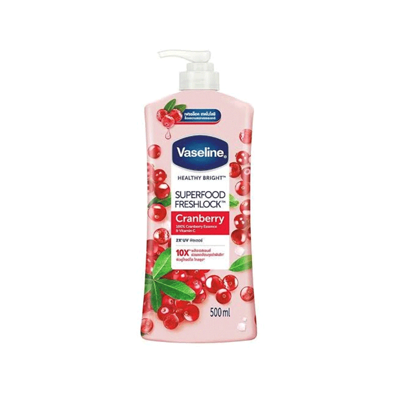 VASELINE BODY LOTION CRANBERRY 500ML