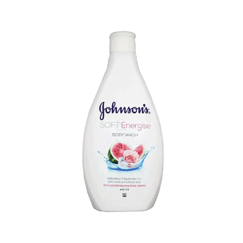 JOHNSONS BODY WASH WATER MELON & ROSE 400ML