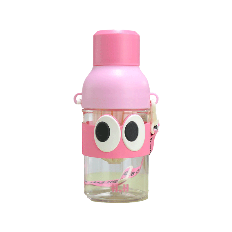 PREMIUM BIG EYE PINK PLASTIC WATER BOTTLE GS.S 101713