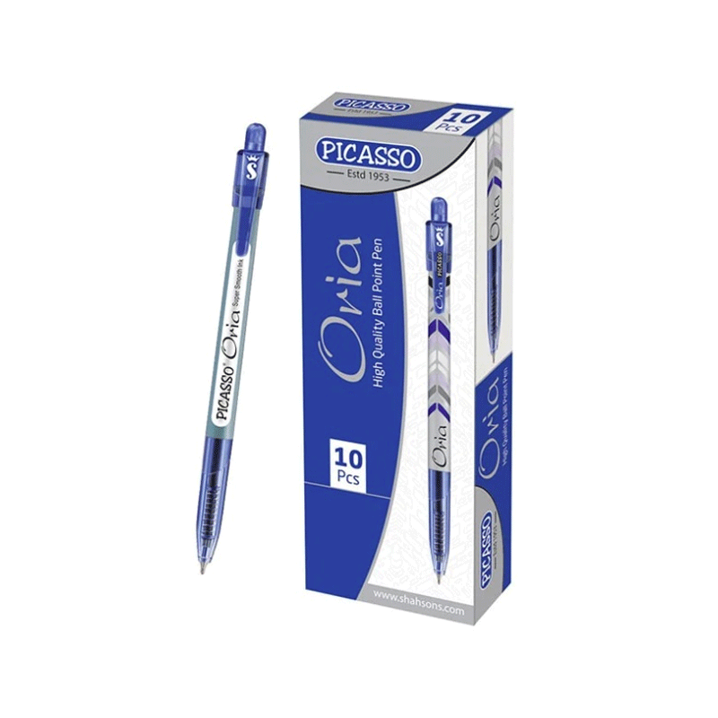 PICASSO ORIA BALL PEN BLUE 10`S