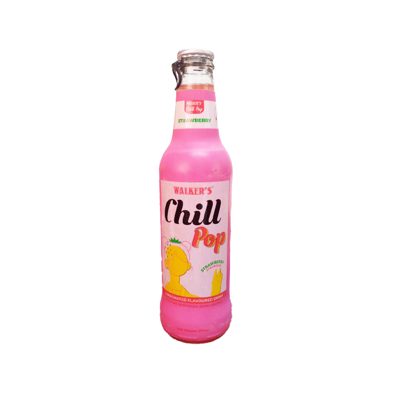 WALKER`S CHILL POP STRAWBERRY DRINK 275ML