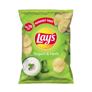 LAYS CHIPS YOGURT & HERB 45GM