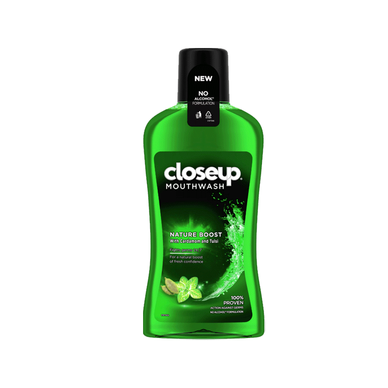 CLOSEUP MOUTHWASH NATURE BOOST 500ML