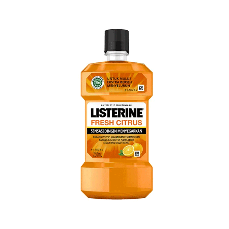 LISTERINE MOUTHWASH FRESH CITRUS 250ML