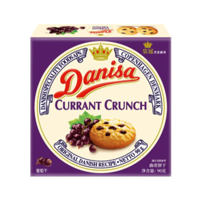 DANISA COOKIES CURRANT CRUNCH 90GM