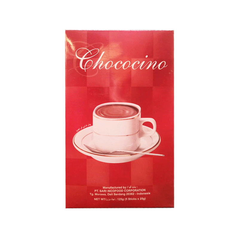 CHOCOCINO HOT CHOCO DRINK BROWN 125GM INDONESIA