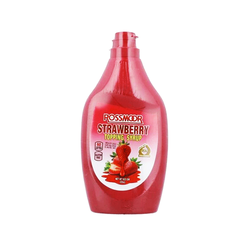 ROSS MOOR STRAWBERRY TOPPING SYRUP 623GM