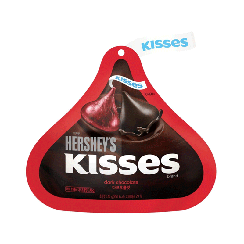 HERSHEYS KISSES DARK CHOCOLATE 146GM