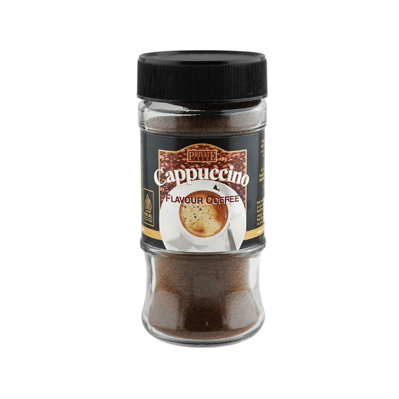 PRIVATE CLUB COFFEE CAPPUCCINO 100GM