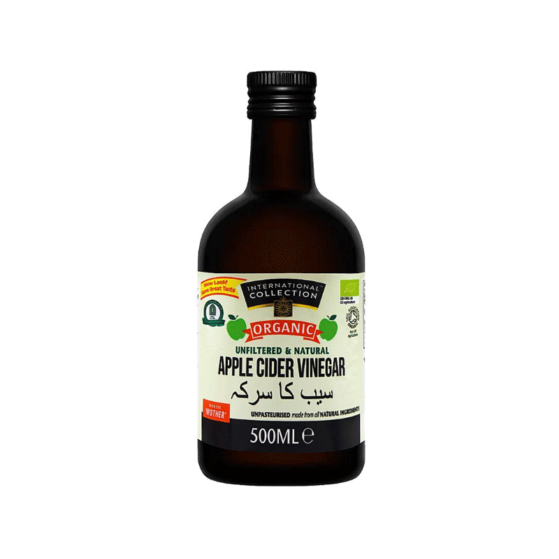 INTERNATIONAL COLLECTION ORGANIC APPLE CIDER VINEGAR 500ML