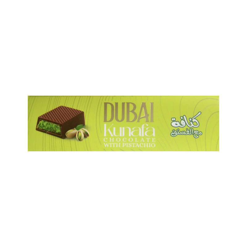 DUBAI KUNAFA CHOCOLATE WITH PISTACHIO